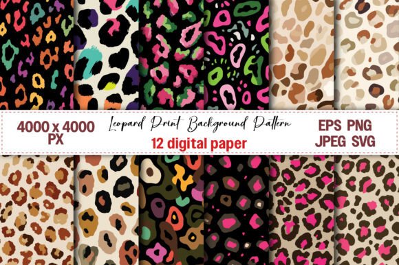 12 Leopard Print Background Pattern Review