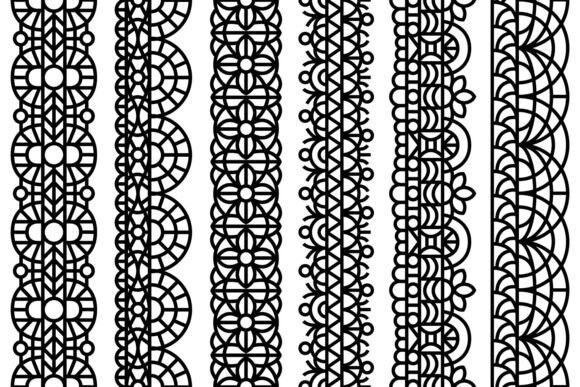 Abstract Lace Patterns for Blog and Website Graphics
