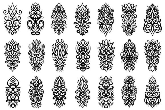 Abstract Vintage Patterns Graphics & Patterns