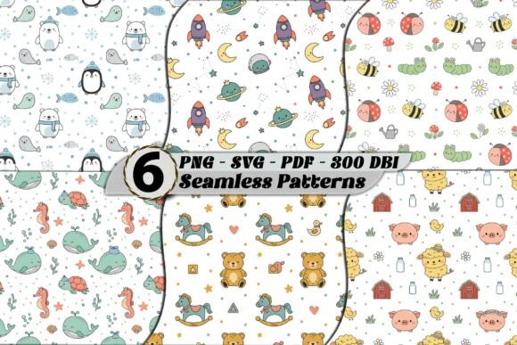 Children’s Baby Animal Bundle Patterns
