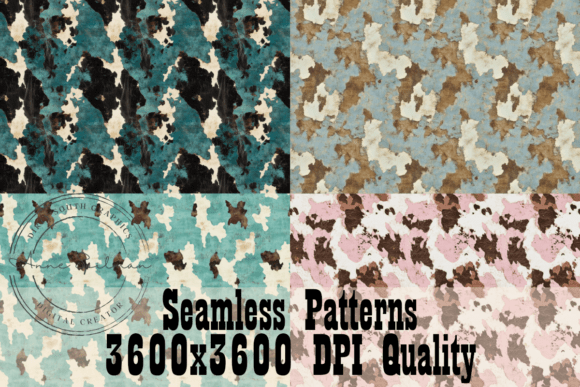 Cow Hide Seamless Patterns: Premium Graphics & Tileable Patterns