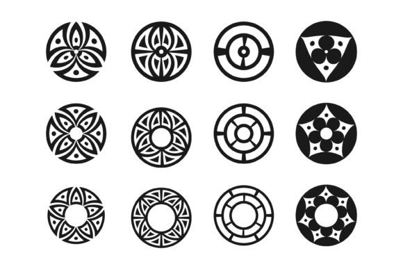 Geometric Circle Patterns Graphics
