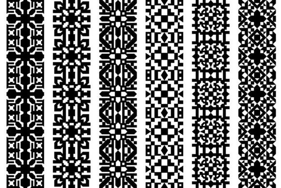 Geometric Repeating Intricate Lace Patte for Graphics and Patterns