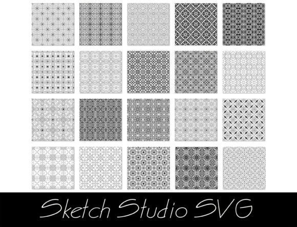 Geometrical Seamless Pattern for Modern Graphics