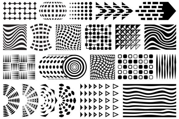 Graphic Design Elements Set for Patterns and Graphics