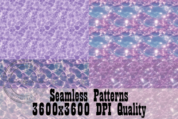 Purple Pool Water Seamless Patterns Review